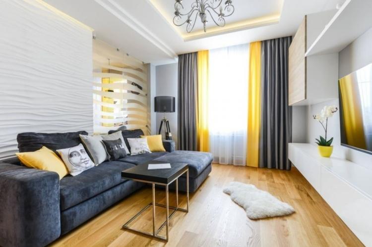 Finitions de sol - Design de salon minimaliste