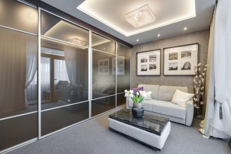 Armoire - Design de salon dans le style du minimalisme