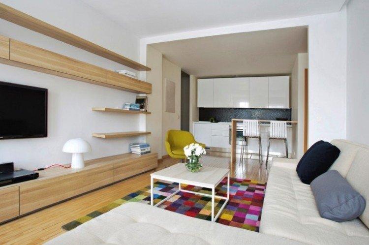 Design d'intérieur de salon dans le style du minimalisme - photo