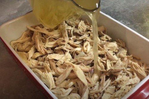 Aspic de poulet - une recette classique étape par étape