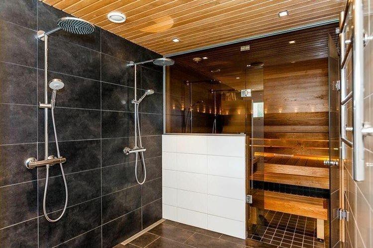 Salle de douche - Intérieur bain et sauna