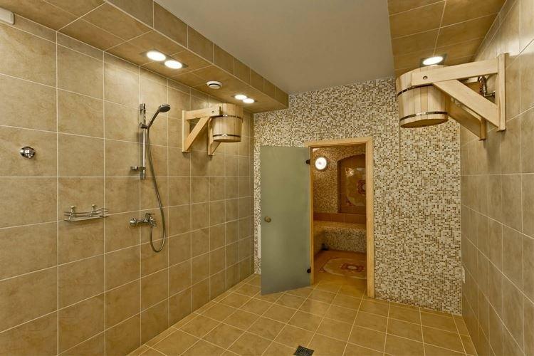 Salle de douche - Intérieur bain et sauna