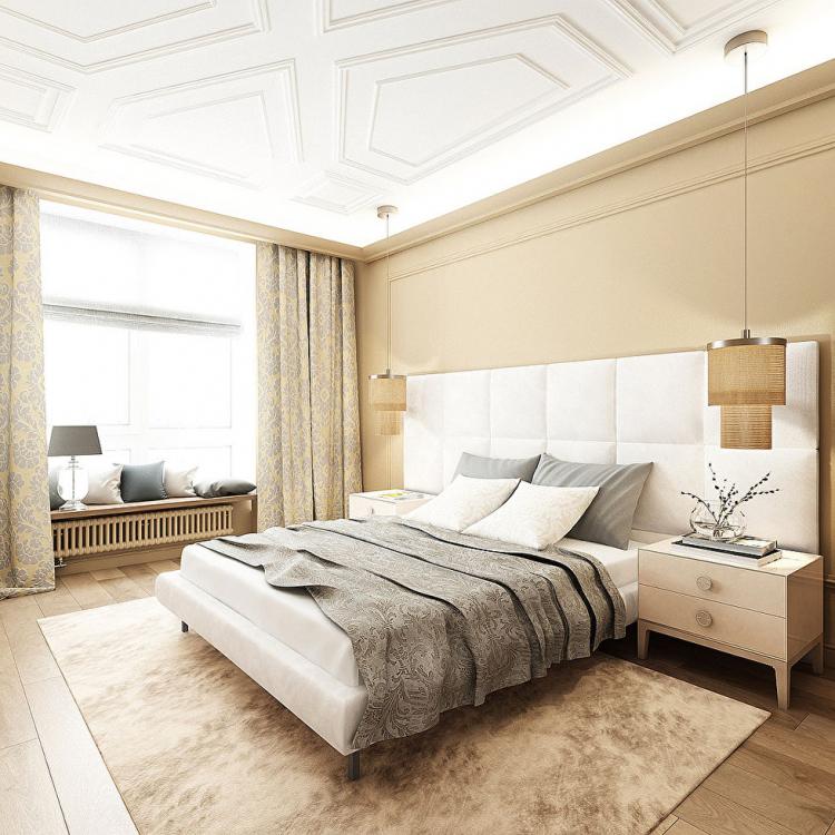 L'intérieur de l'appartement est de 97 m².