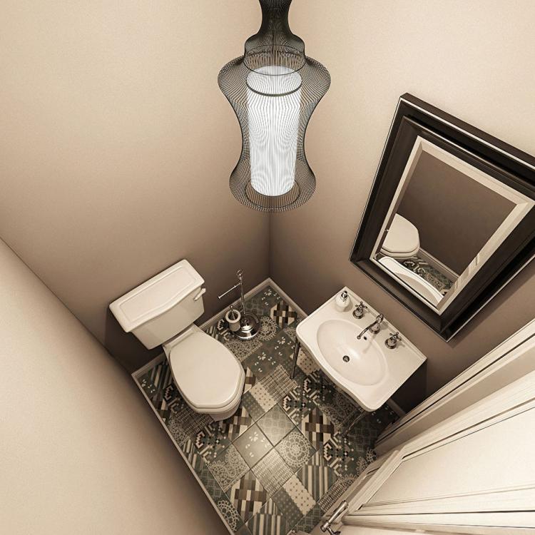 L'intérieur de l'appartement est de 97 m².