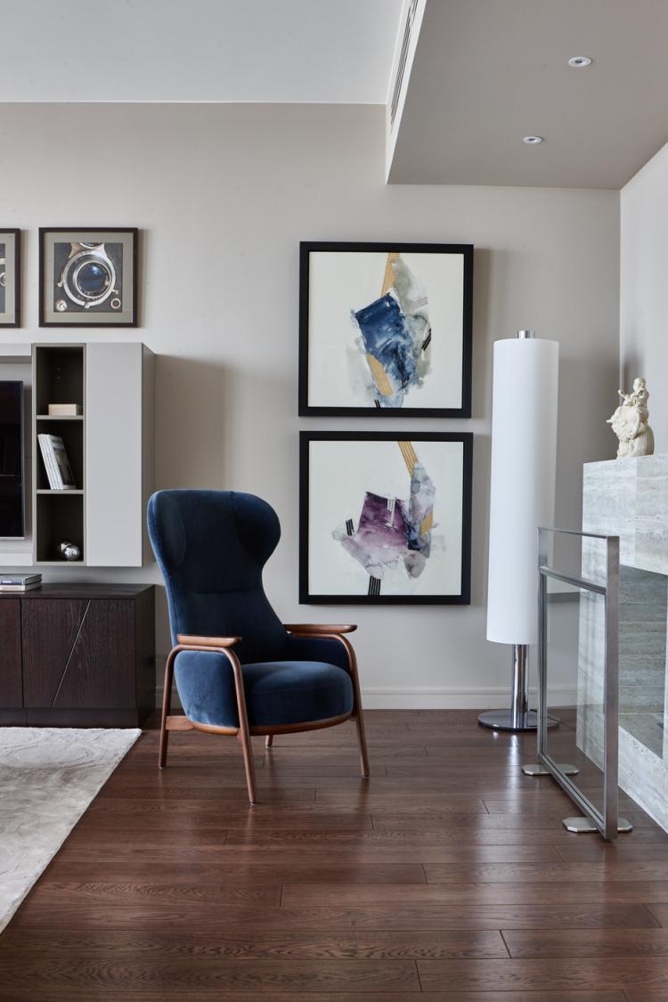 Intérieur d'un appartement pour acteurs de cinéma, Moscou