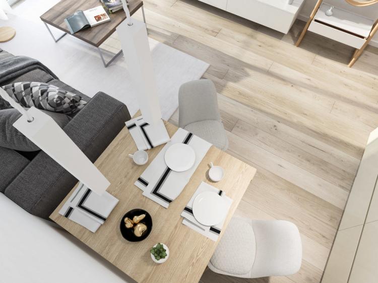 Intérieur d'un studio 40 m2