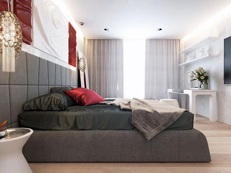 Intérieur d'appartement dans le complexe résidentiel d'Obolon Residences, Kiev