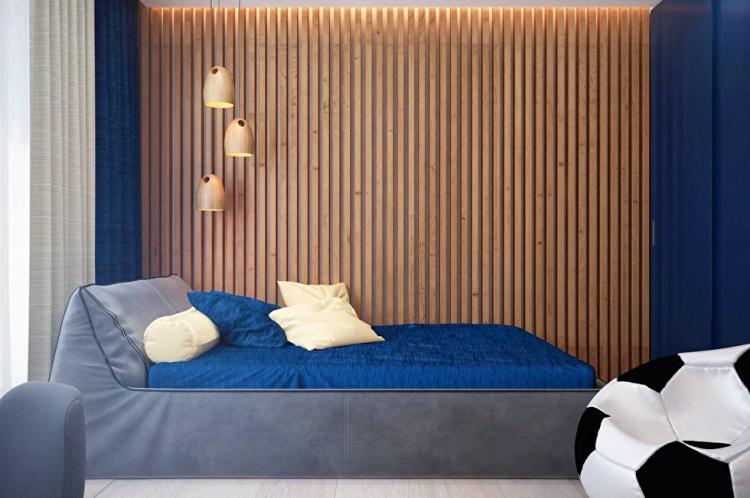 Intérieur d'appartement dans le complexe résidentiel d'Obolon Residences, Kiev