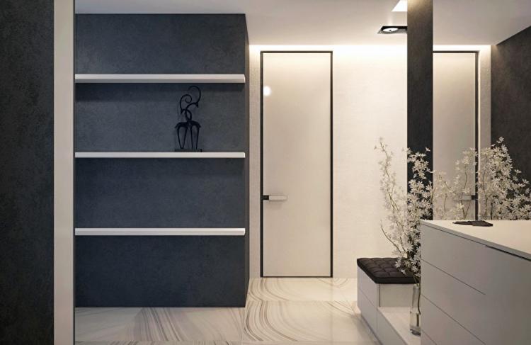 Intérieur d'appartement dans le complexe résidentiel d'Obolon Residences, Kiev