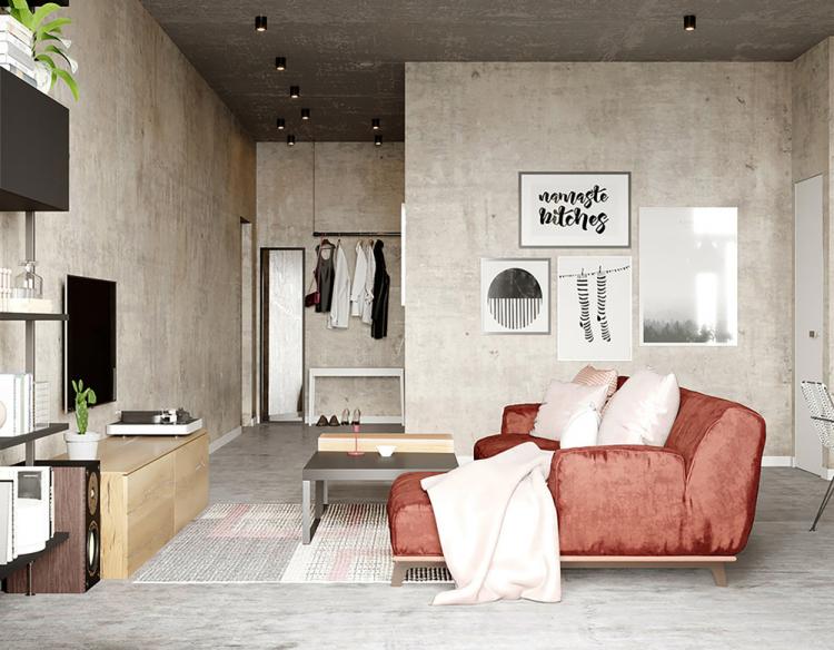 L'intérieur de l'appartement dans le complexe résidentiel Olympic Park