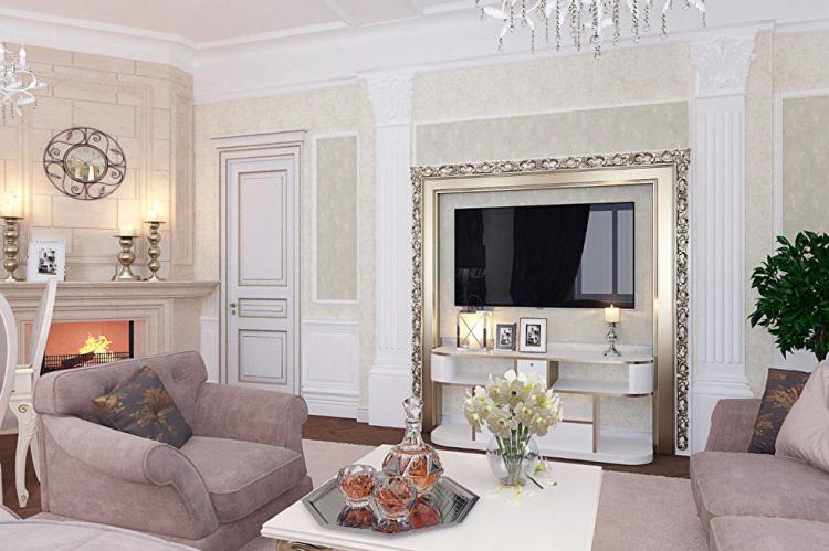 Style italien à l'intérieur de l'appartement