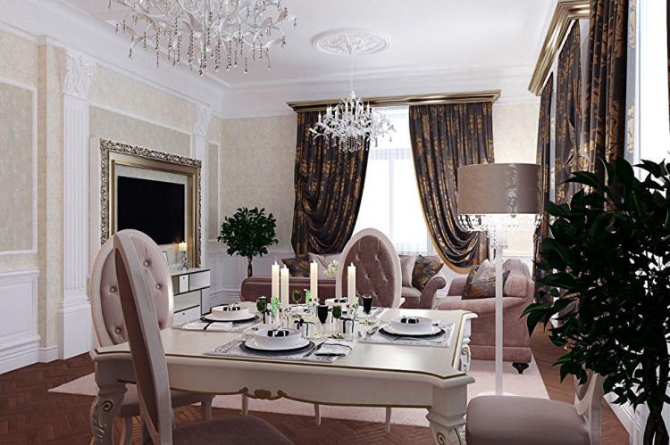 Style italien à l'intérieur de l'appartement