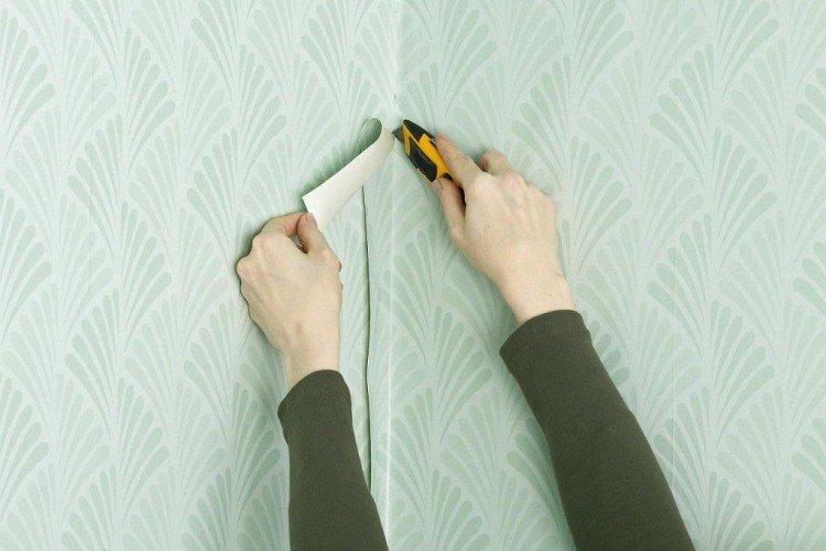 Comment coller du papier peint en vinyle - règles générales