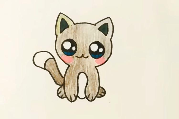 Comment dessiner un chat pour les enfants