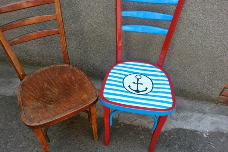 Vieilles chaises - décor, comment mettre à jour (photo)