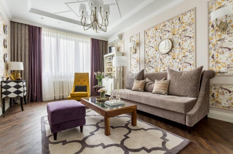 Comment choisir le papier peint pour les meubles de salon