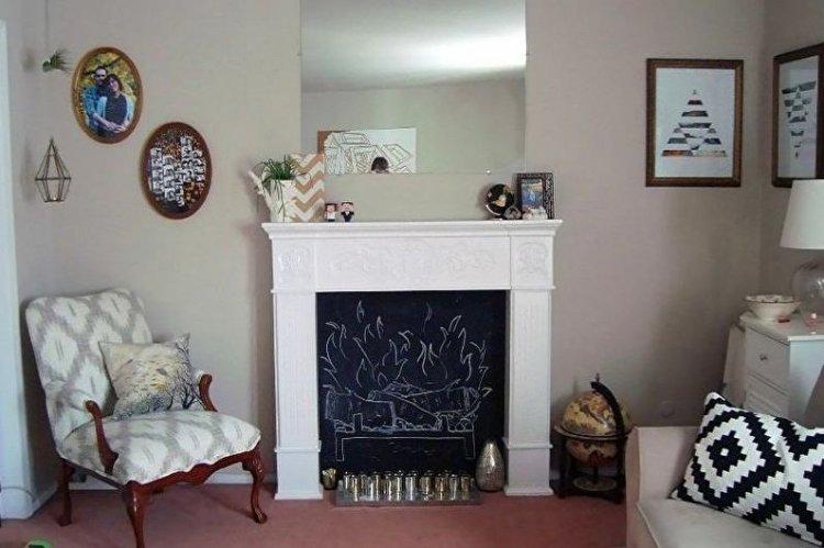 Fausse cheminée de vos propres mains - photo