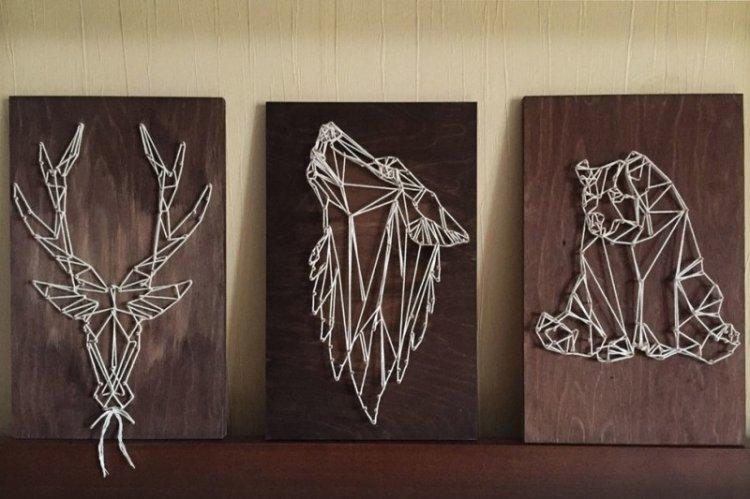 Peinture au fil de bricolage