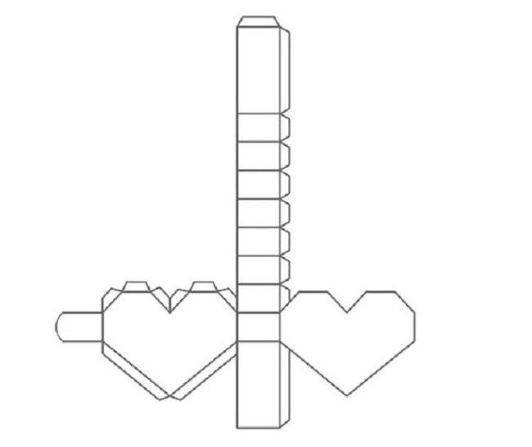 One Piece Heart Box - Comment faire une boîte en papier