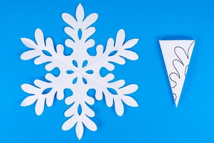 Flocons de neige en papier DIY - photos et idées
