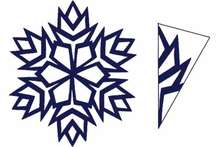 Flocons de neige en papier DIY - photos et idées