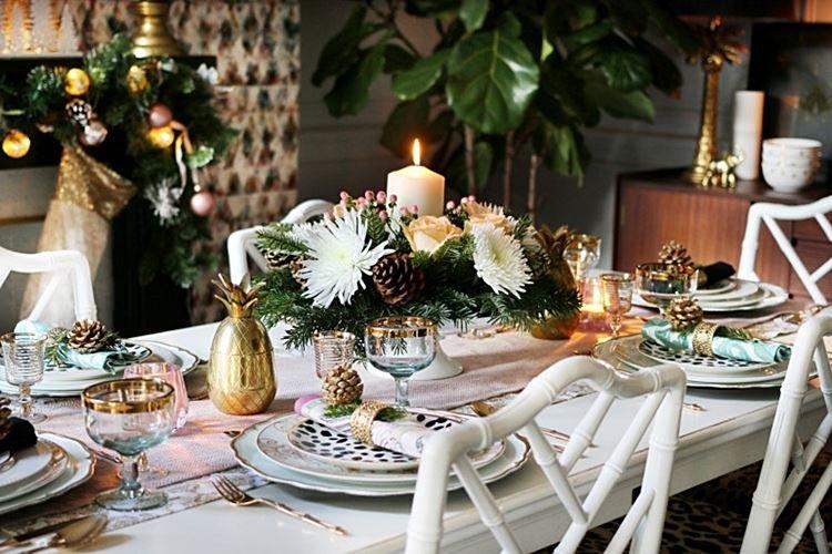 Comment décorer une table pour le Nouvel An 2021 - photos et idées