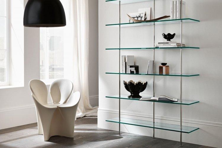 Meubles en verre - Comment agrandir visuellement une pièce