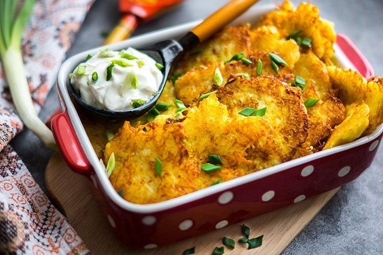 Galettes de pommes de terre à la poitrine - recettes