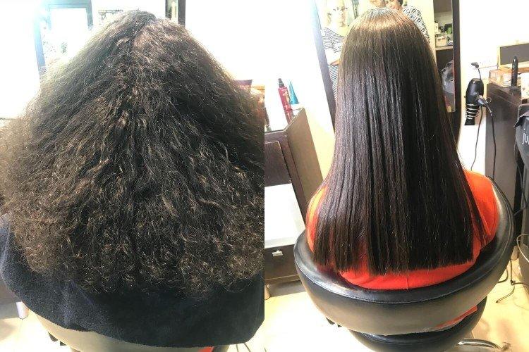 Bienfaits - Lissage des cheveux à la kératine