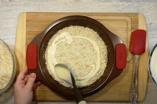 Crème sure à l'avoine - une recette étape par étape