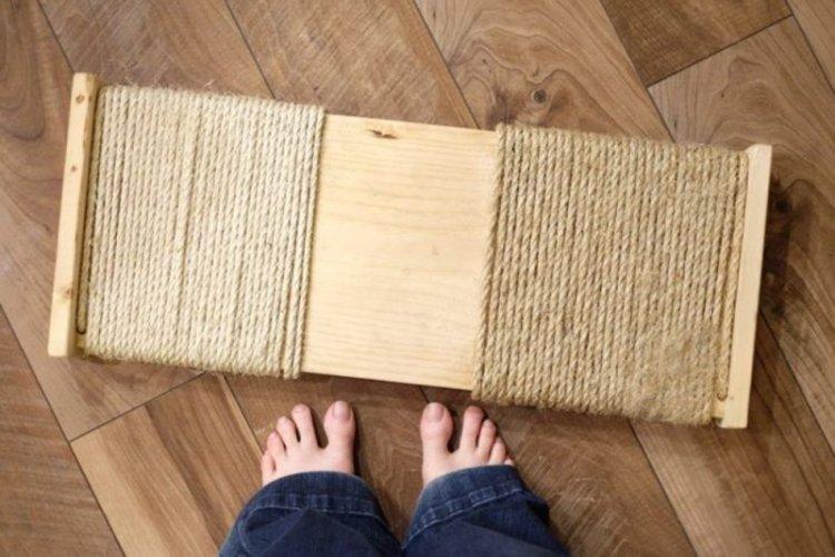 Griffoir de sol pour chat bricolage