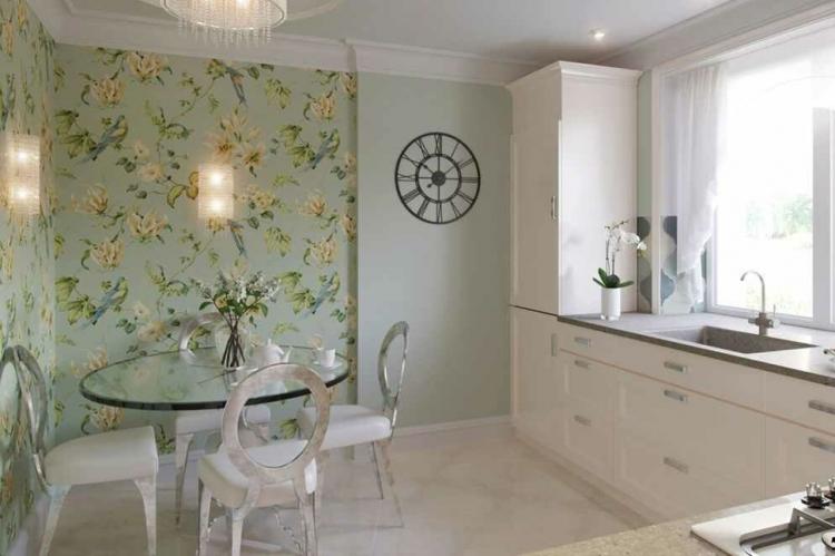 Compagnons de papier peint - Combinaison de papier peint dans la cuisine