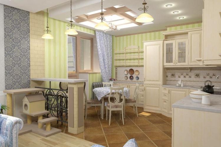 Comment combiner du papier peint avec un motif - Combiner du papier peint dans la cuisine