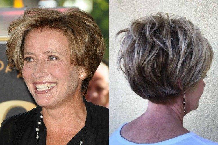 Garson - Coupes de cheveux courtes pour les femmes après 50 ans