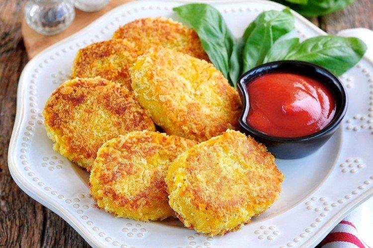 Escalopes au chou, viande hachée et fromage - recettes