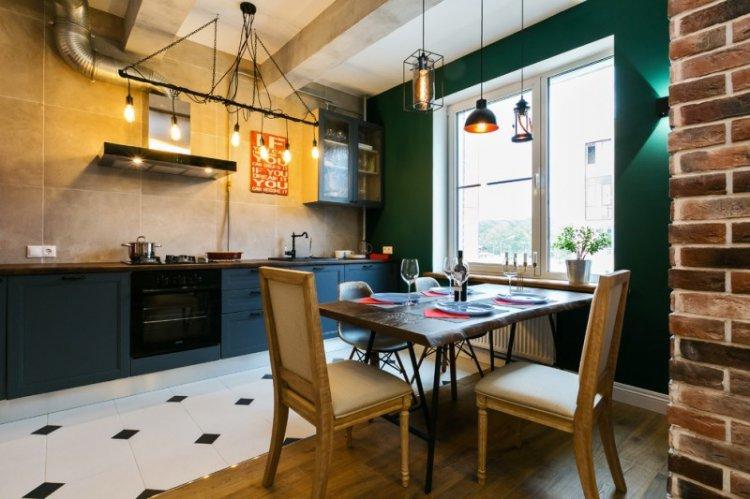 Conception de cuisine-salle à manger - photos et idées