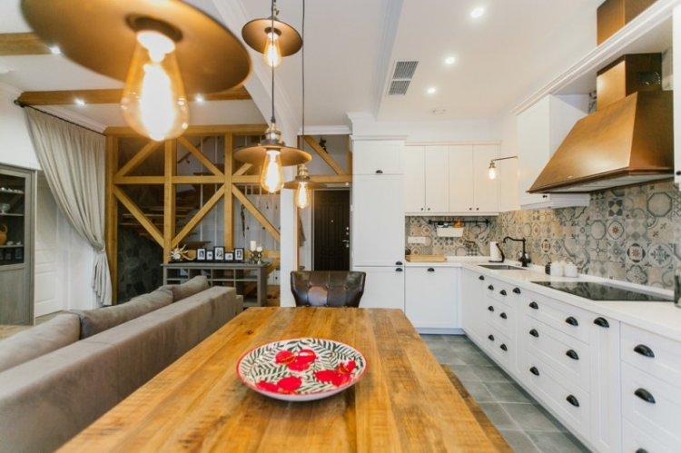 Conception de cuisine-salle à manger - photos et idées