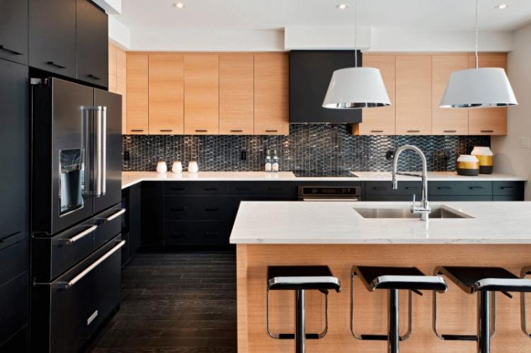 Cuisine Art Nouveau Beige - Design d'intérieur