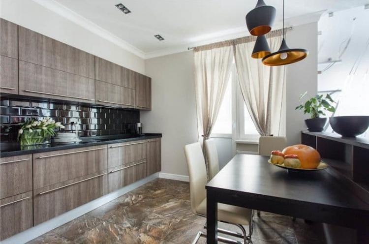 Finitions de sol - Conception de cuisine Art Nouveau