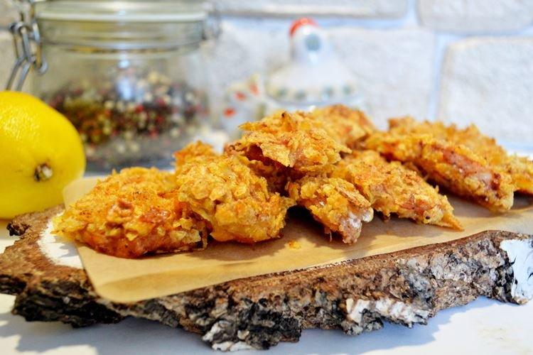 Nuggets de poulet en chips à la maison - recette