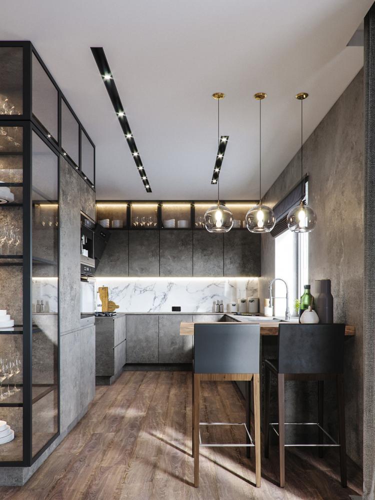 Appartement Concrete Jungle - Design d'intérieur