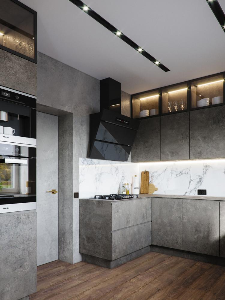 Appartement Concrete Jungle - Design d'intérieur