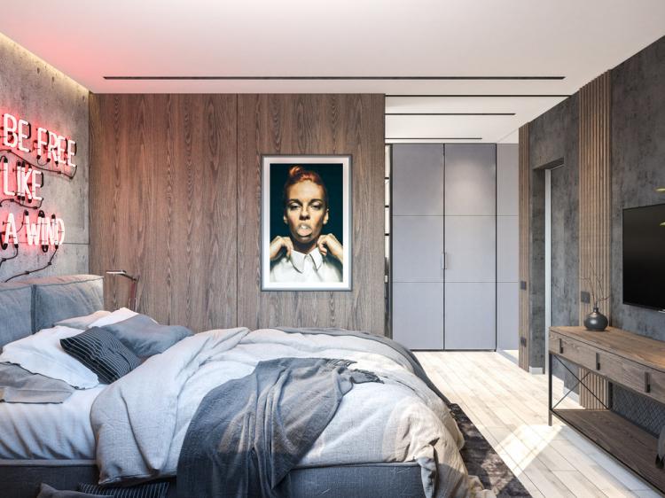 Appartement Loft en béton - design d'intérieur