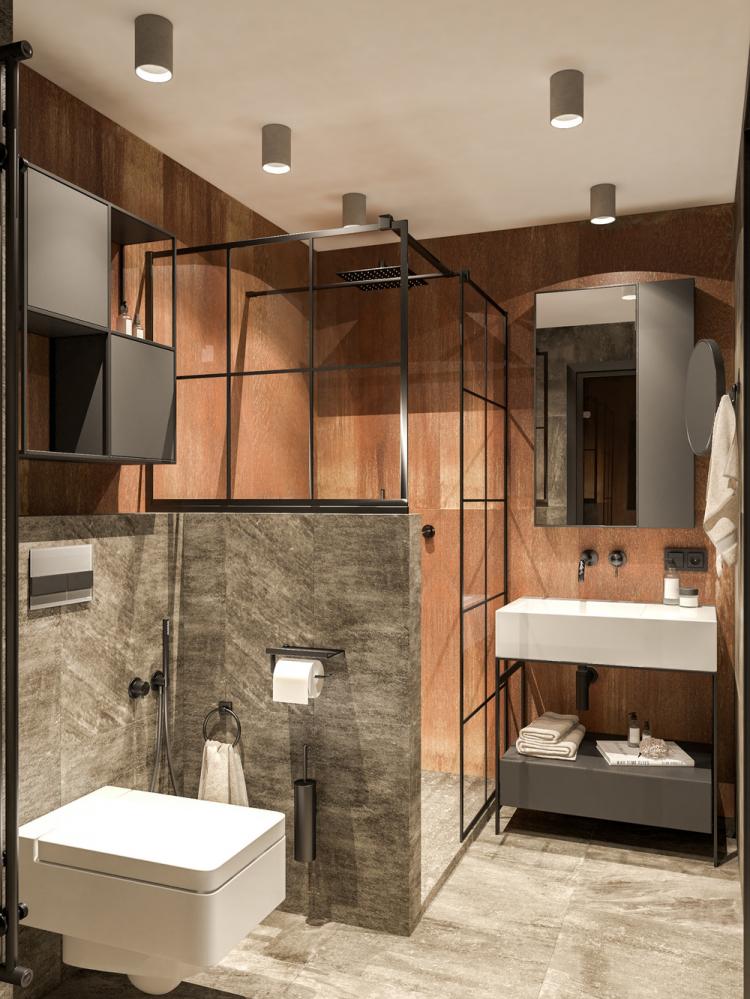 Appartement Loft en béton - design d'intérieur