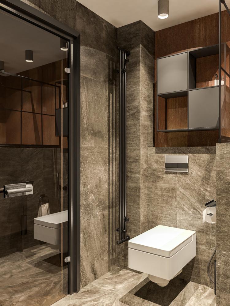 Appartement Loft en béton - design d'intérieur