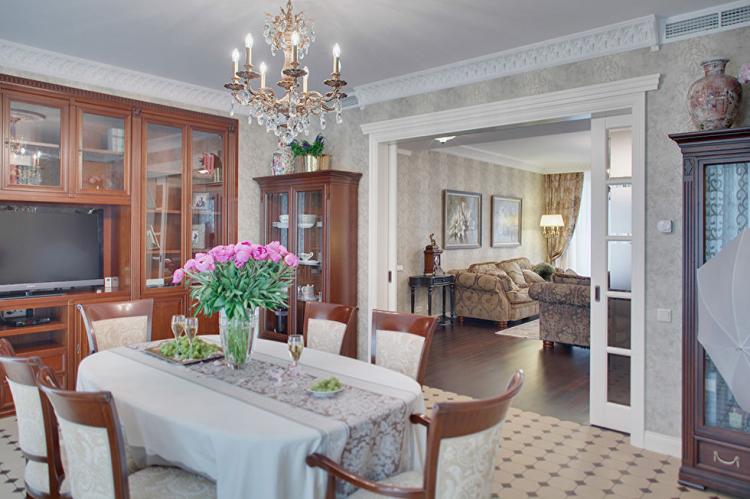 Appartement motif classique - design d'intérieur