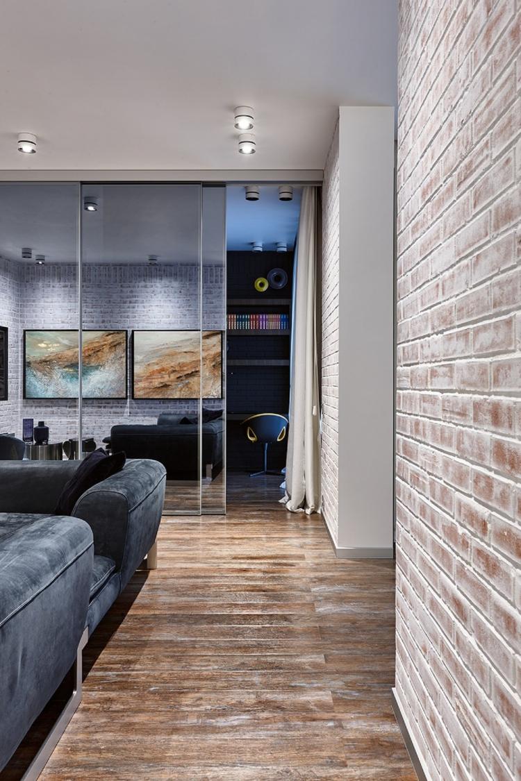 Appartement loft en reflet - design d'intérieur