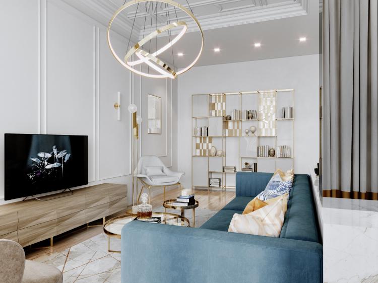 Appartement design Scintillement de la mer, complexe résidentiel Sky Fort