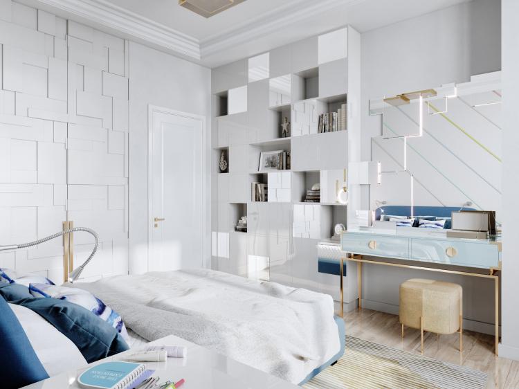 Appartement design Scintillement de la mer, complexe résidentiel Sky Fort