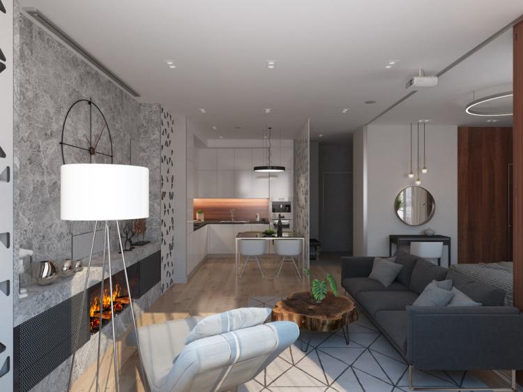 Appartement Uniting Spaces - Design d'intérieur